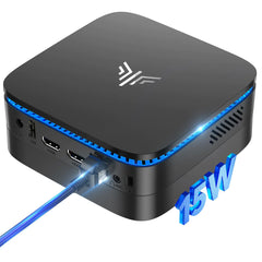 KAMRUI AK1 Plus Mini PC Desktop Computer 12th N95(up to 3.4GHz) Mini PC 16GB RAM 512GB SSD Micro PC Computer Mini Tower PC Support 4K HDMI Desktop PC with Dual WiFi BT4.2 for Business Home Office