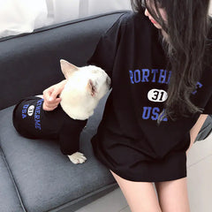 Pet Parent-Child Matching Thin Short Sleeve Shirts